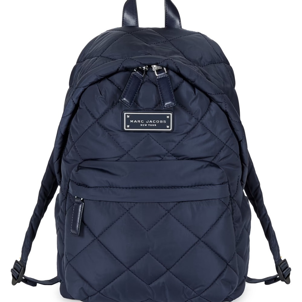 Marc Jacobs Charcoal Quilted Backpack